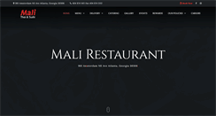 Desktop Screenshot of malirestaurant.com